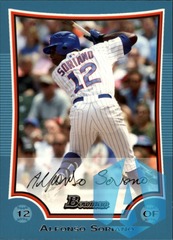 2009 Bowman Blue 049/500 Alfonso Soriano #176 Cubs